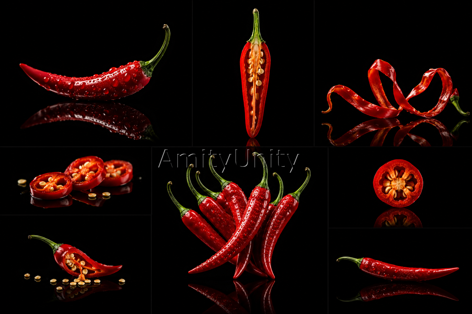 Chilli koláž